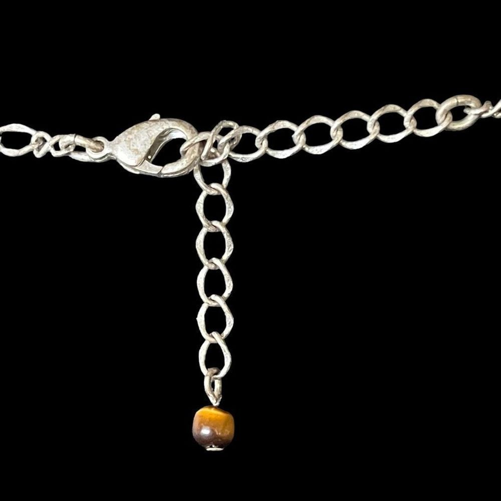 Boho Style Multi Color Enamel Cabochon Large Butt… - image 4